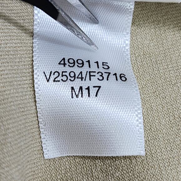 Lands End Pants Womens 22W Tan Khaki Mid Rise Slim Leg Crop Capri Stretch Office - Picture 7 of 12